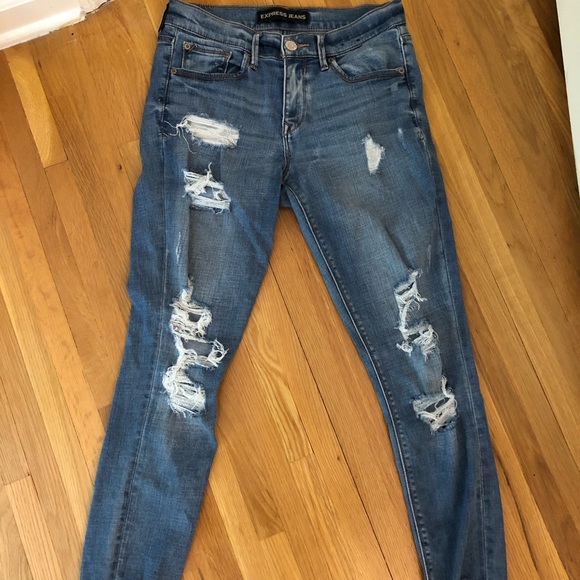 Express Ripped Jeans - Picture 1 of 3